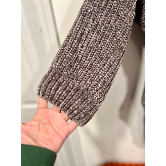 Chenille Oversized Long Button Front Cardigan with Pockets Cozy Casual Small - Picture 6 of 6